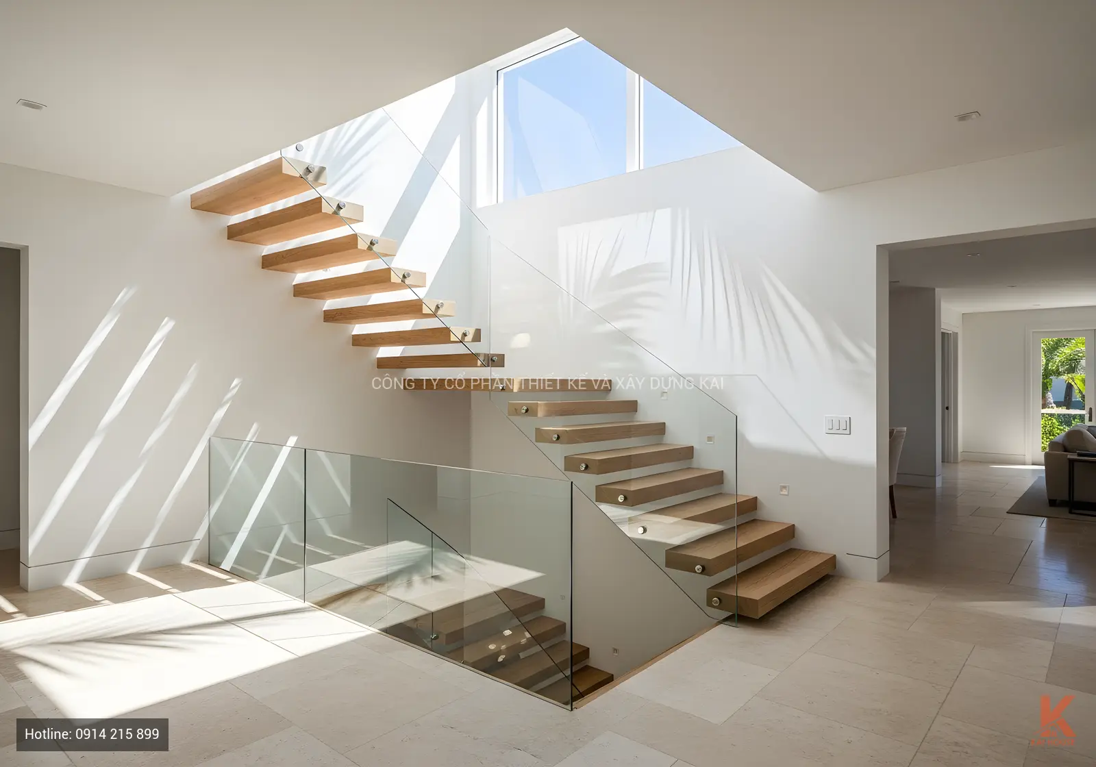 G&oacute;c chụp cầu thang nội thất