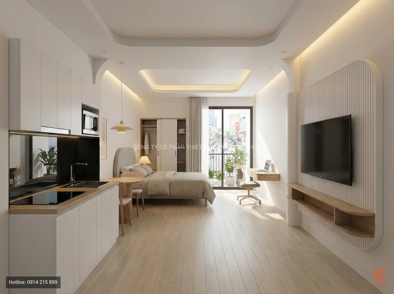 Kh&ocirc;ng gian sống hiện đại v&agrave; tinh tế