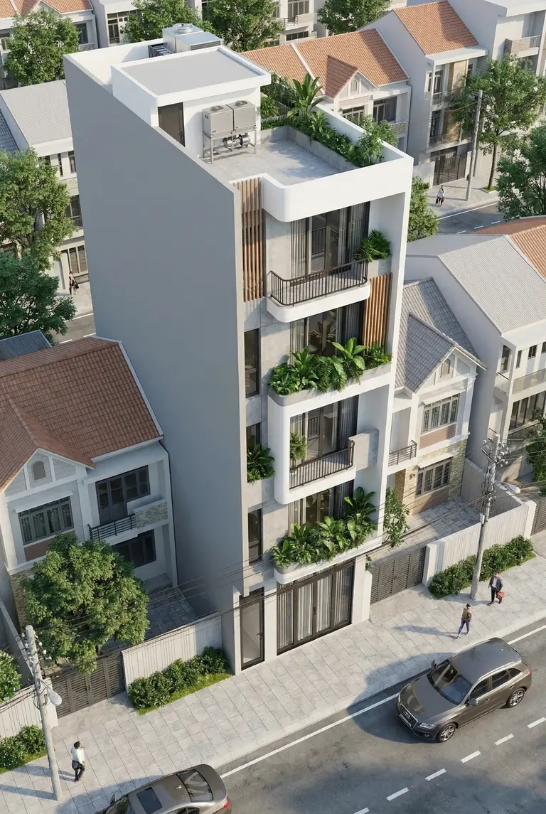 Căn hộ 5 tầng hiện đại CH01-1