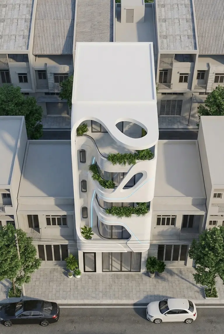 Căn hộ 5 tầng hiện đại CH01