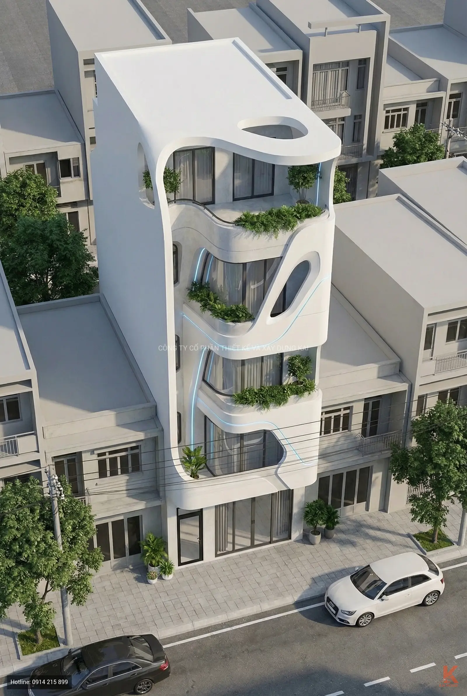 Sang trọng v&agrave; Hiện đại - Căn hộ 5 tầng