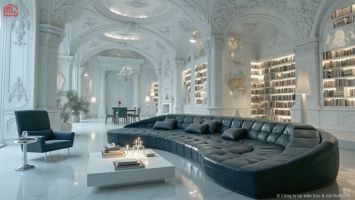 Ph&ograve;ng kh&aacute;ch sang trọng