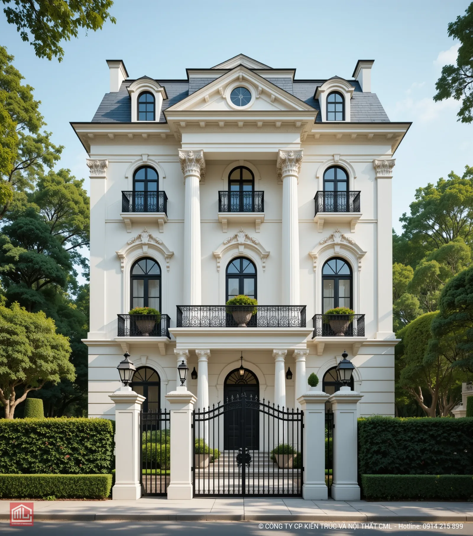 Phối cảnh biệt thự